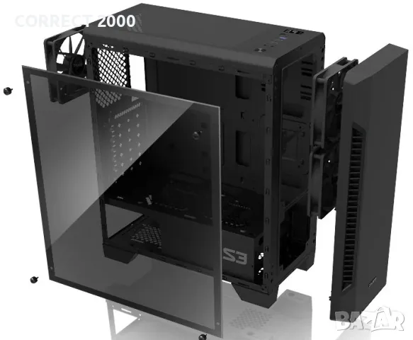 Кутия за компютър ZALMAN S3, снимка 5 - Захранвания и кутии - 48195773