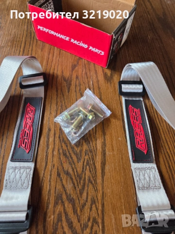 4 точков предпазен / спортен колан RACES Classic series, 2" (50mm), Е8 одобрение, снимка 3 - Аксесоари и консумативи - 53863636