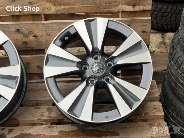 5х114.3 Джанти 17 цола Nissan Leaf Pulsar X-Trail 5x114.3 Dacia Renault, снимка 4 - Гуми и джанти - 53012635