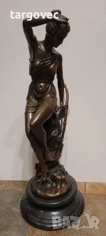 масивна бронзова фигура статуя статуетка 75 см