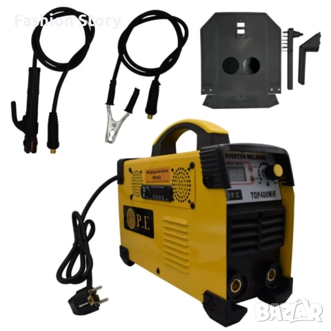 Инверторен електрожен P.E TOP400WiF (MMA-400) – 400A, с радио, Bluetooth и USB, снимка 3 - Други - 51934106