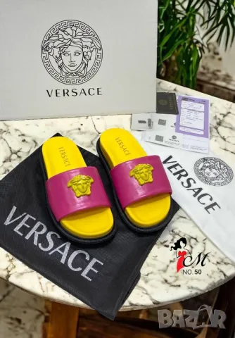 дамски чехли versace , снимка 15 - Чехли - 46914435