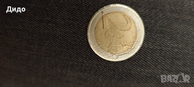 Дефектна  монета номинал 2 евро 