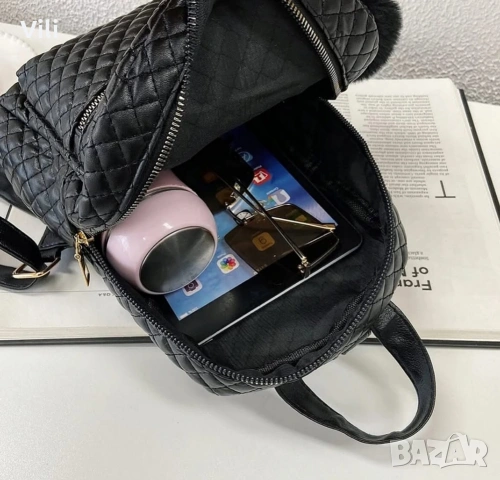 Дамски раници в черно , снимка 2 - Раници - 53118011