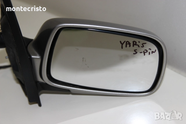 Дясно електрическо огледало Toyota Yaris P1 (1999-2005г.) Тойота Ярис / 5 пина, снимка 2 - Части - 51531613
