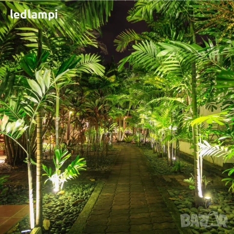 LED Градинско Тяло С Шиш GU10 IP65 Черно, снимка 2 - Външни лампи - 49222640