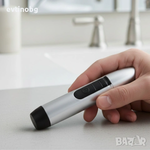 Тример за нос и уши Rosberg R51812B – прецизно острие от неръждаема стомана, снимка 2 - Тримери - 53947592