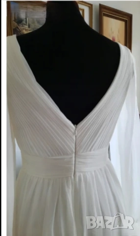 НОВО! Дълга булчинска сватбена рокля Mascara, размер М. Промо -40%!, снимка 12 - Рокли - 53512519