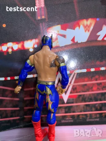 Екшън фигура WWE Sin Cara Син Кара Basic Series Lucha играчка BLUE, снимка 8 - Колекции - 49511487