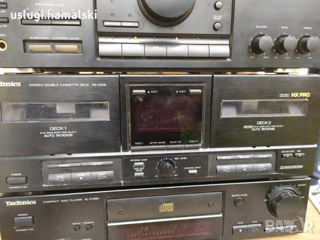 Усилвател/дек/CD плейър Technics, снимка 5 - Ресийвъри, усилватели, смесителни пултове - 53963170