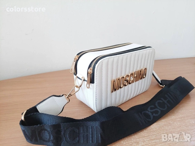 Бяла чанта Moschino - BSG10, снимка 5 - Чанти - 42523253