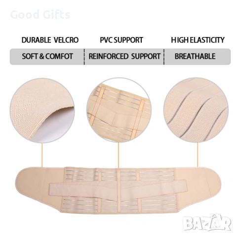 Професионален Ортопедичен Колан за Кръст – Лумбосакрален Корсет за Спорт и Възстановяване, снимка 5 - Други - 53373599