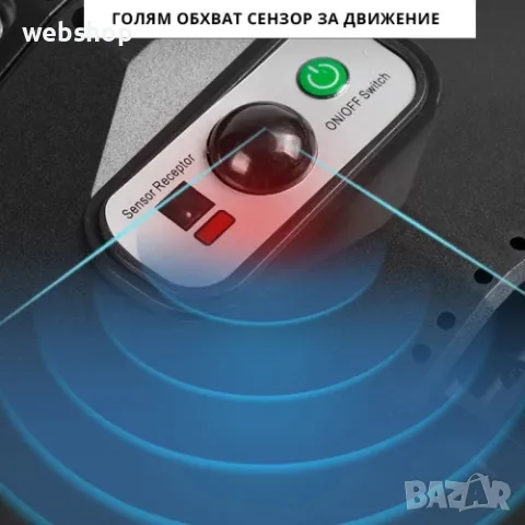 LED Улична Соларна лампа за външно осветление с фотоклетка и дистанционно W789B-5, 3000W, снимка 8 - Соларни лампи - 49160232