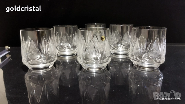 кристални чаши уиски 
