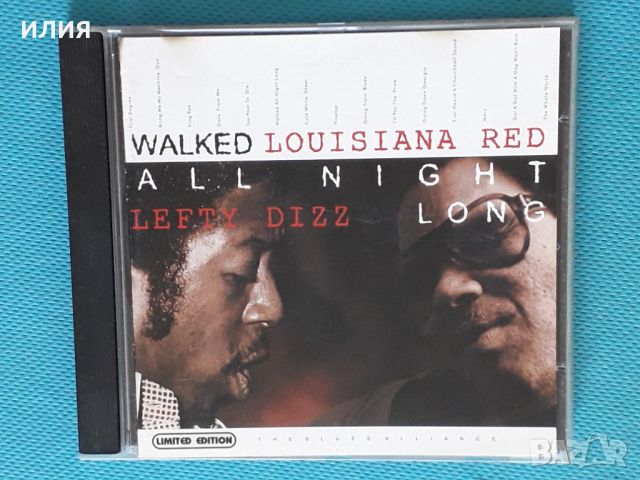 Louisiana Red / Lefty Dizz – 2002 - Walked All Night Long(Blues), снимка 1 - CD дискове - 45109474