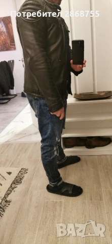 Кожено Яке от естествена кожа , снимка 4 - Якета - 51925050