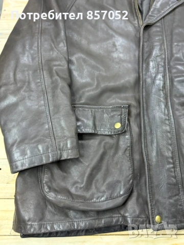 Кожено яке, снимка 2 - Якета - 53666737