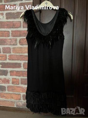 Къса черна рокля, снимка 1 - Рокли - 45428708