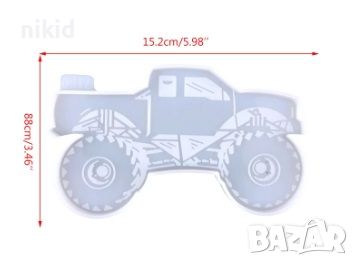 Джип джипка кола силиконов молд форма фондан шоколад смола , снимка 3 - Форми - 46188301