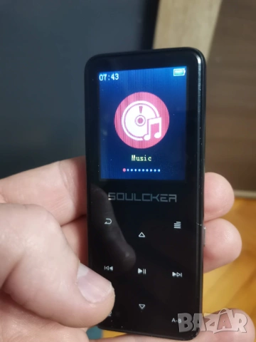 Музикален плеър SOULCKER -8 GB, Bluetooth, FM radio, pedometer, e-book, вграден високоговорител, снимка 10 - Аудиосистеми - 53872898