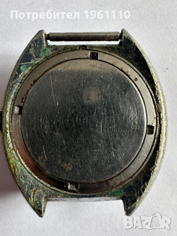 Стар механичен часовник ПОЛЕТ СССР мъжки рядък за КОЛЕКЦИОНЕРИ. НЕ РАБОТИ., снимка 4 - Антикварни и старинни предмети - 53694163