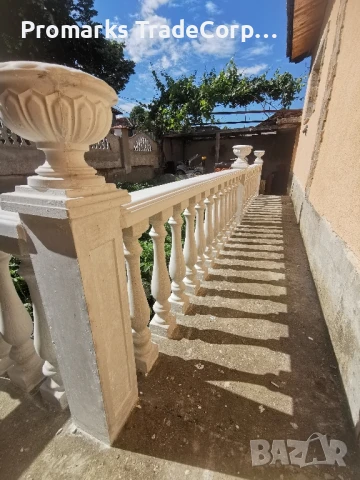 Кашппа от бял цимент , снимка 3 - Саксии и кашпи - 51424081