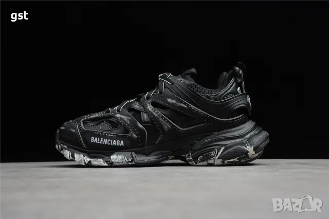 Уникални Balenciaga Track Black Distressed Маратонки Редки , снимка 5 - Маратонки - 49909416