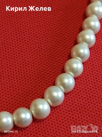 Персонализирано перлено колие с декоративни елементи стил и елегантност 51689, снимка 3 - Колиета, медальони, синджири - 53462081