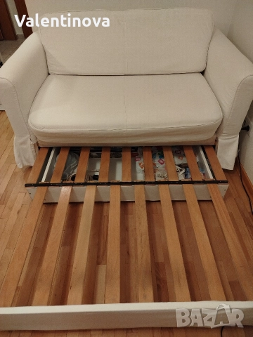 Разтегателен двуместен диван, снимка 2 - Дивани и мека мебел - 52976448