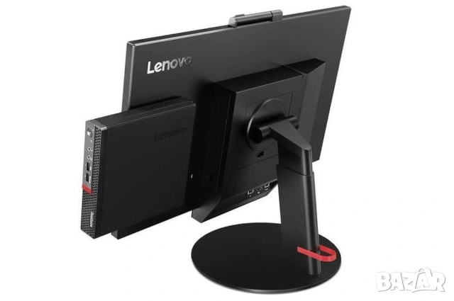 • All in One компютър Lenovo 24" IPS i3-6100T/8GB RAM/128GB SSD, снимка 2 - Работни компютри - 54159779