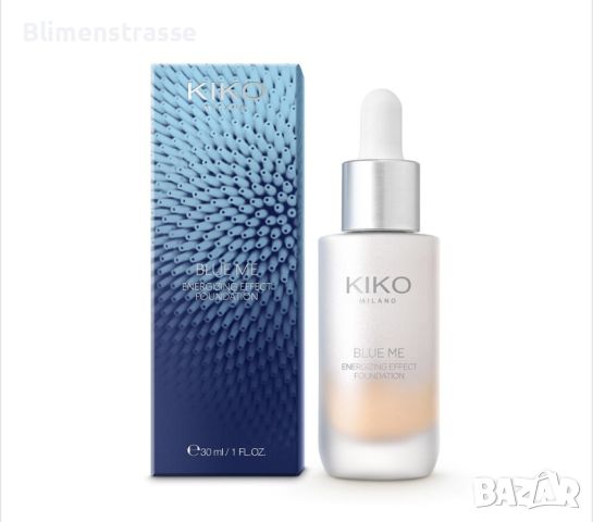 Веган фон дьо тен Kiko Milano Blue Me Енергизиращ ефект Дълготраен 10-часов 02 Light Neutral, снимка 1 - Козметика за лице - 45763232