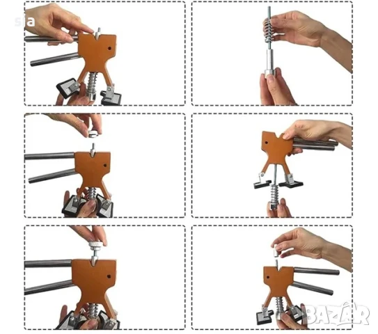 Комплект за изправяне на вдлъбнатини, Инструмент PDR , снимка 3 - Аксесоари и консумативи - 51037441