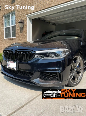 Bmw G30/31 Лип Предна Броня високо качество Бмв г30/31 спойлер М, снимка 2 - Аксесоари и консумативи - 53192976