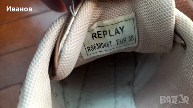 Дамски маратонки Replay , снимка 2 - Маратонки - 53391490