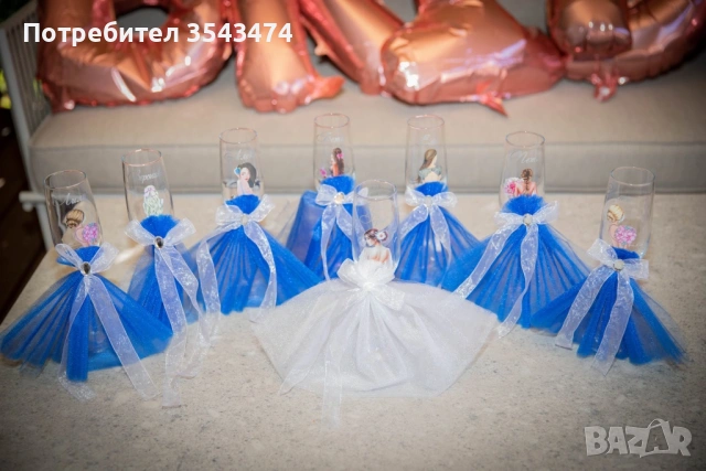 Чаши за моминско парти , снимка 5 - Подаръци за сватба - 54035884