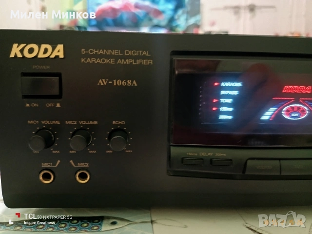 KODA AV-1068A, снимка 7 - Караоке - 53490318