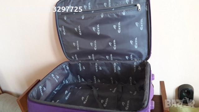 💜🌸🎒Куфар на колелца лилав 💜🌸💜🎒, снимка 3 - Куфари - 52537676