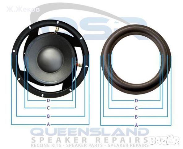 Оригинален комплект гънки (гофри) за Infinity SM-125 SM-120 SM-122, снимка 2 - Тонколони - 45129084