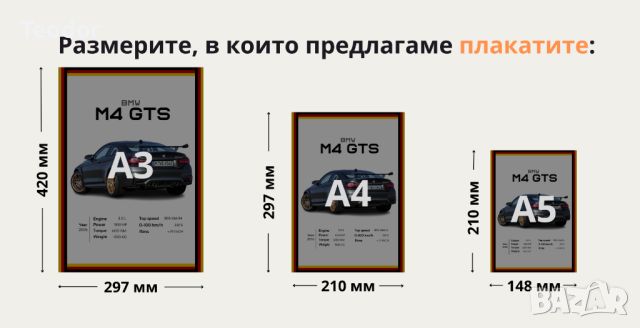 Персонализиран плакат на Вашата кола – Уникален декор и подарък!, снимка 7 - Картини - 46599813