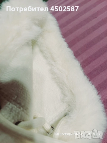 Топли бежови боти, снимка 7 - Дамски боти - 52949037