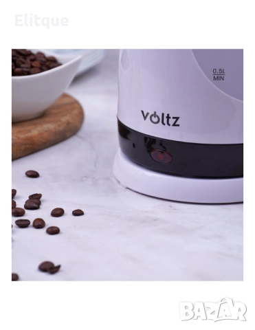 Електрическа кана Voltz Premium, 1300W,  0.9л., бяло/черно, бяло/червено, 2 ГОДИНИ ГАРАНЦИЯ, снимка 10 - Друга електроника - 52888935