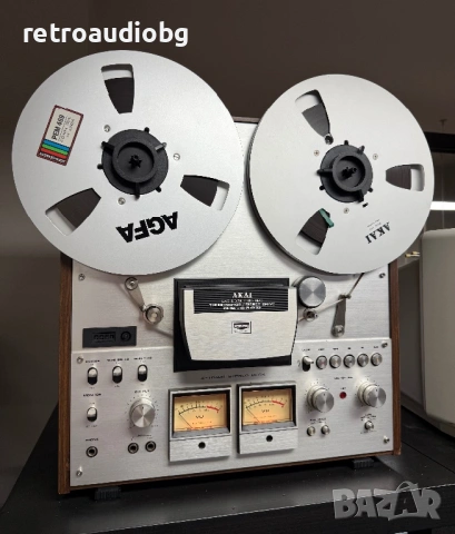 🔈ТОП колекционерски триглав ролков магнетеофон AKAI GX-630 + наб адаптери + ролки🔈