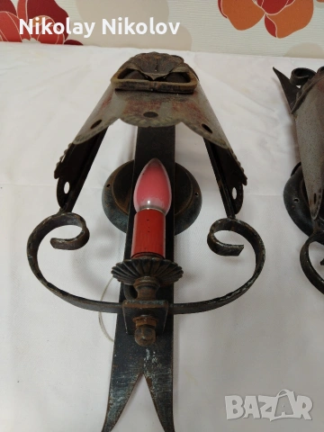 Битови лампи за стена , снимка 3 - Настолни лампи - 53144721