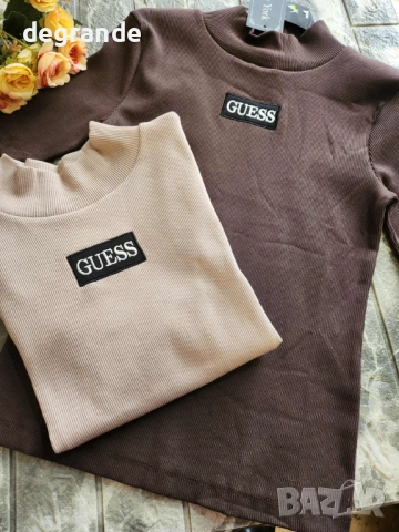 Дамскa блуза Guess Рипс модел, снимка 2 - Блузи с дълъг ръкав и пуловери - 53062394