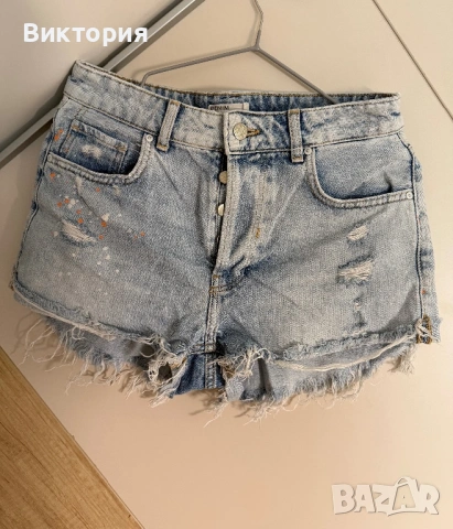 Къси дънкови панталони bershka 