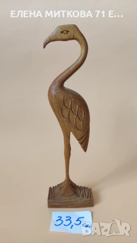 Дървени фигури на птици -ръчна изработка, снимка 10 - Други ценни предмети - 53788121