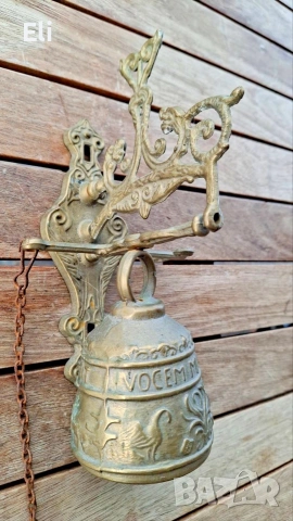 Стенна камбана, снимка 2 - Антикварни и старинни предмети - 53133075
