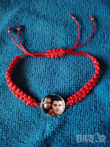 Гривна със снимка и стъклено покритие  , снимка 5 - Гривни - 51172926