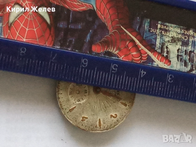 Механизъм с циферблат от стар ръчен часовник 52052, снимка 9 - Мъжки - 52252514