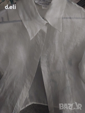 pianoforte by Max Mara Size M 100% Коприна , снимка 7 - Ризи - 51784572